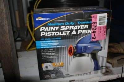 Electric paint sprayer