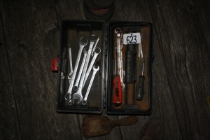 Tool box w/ misc. Wrenches